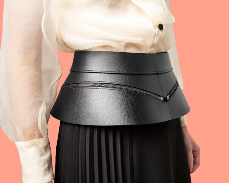 Photo leather skirts